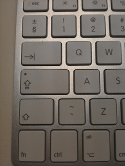 Mac keyboard